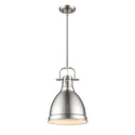 Golden - 3604-S PW-PW - One Light Pendant - Duncan PW - Pewter from Lighting & Bulbs Unlimited in Charlotte, NC