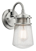 Kichler - 49444BA - One Light Outdoor Wall Mount - Lyndon - Brushed Aluminum from Lighting & Bulbs Unlimited in Charlotte, NC