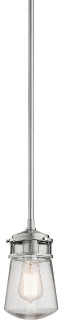 Kichler - 49446BA - One Light Outdoor Pendant - Lyndon - Brushed Aluminum from Lighting & Bulbs Unlimited in Charlotte, NC