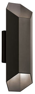 LED Outdoor Wall Mount from the Estella Collection in Textured Architectural Bronze Finish by Kichler