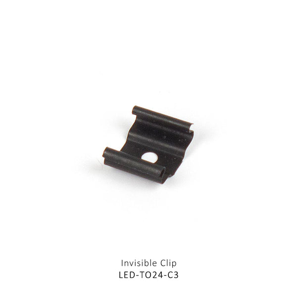 W.A.C. Lighting - LED-TO24-C3 - Mounting Clip - Invisiled - Black from Lighting & Bulbs Unlimited in Charlotte, NC