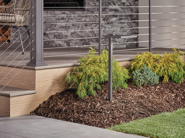 LED Path from the No Family Collection in Textured Black Finish by Kichler