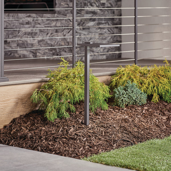 LED Path from the No Family Collection in Textured Black Finish by Kichler