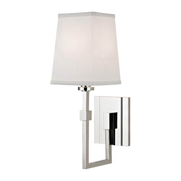 Hudson Valley - 1361-PN - One Light Wall Sconce - Fletcher - Polished Nickel from Lighting & Bulbs Unlimited in Charlotte, NC