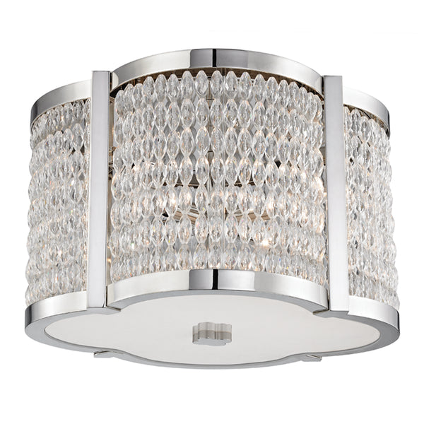 Hudson Valley - 4302-PN - Four Light Flush Mount - Ballston - Polished Nickel from Lighting & Bulbs Unlimited in Charlotte, NC
