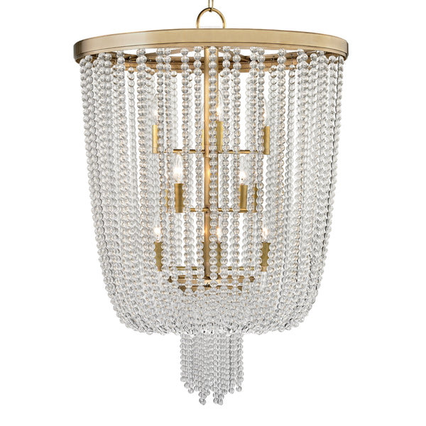 Hudson Valley - 9026-AGB - 12 Light Pendant - Royalton - Aged Brass from Lighting & Bulbs Unlimited in Charlotte, NC