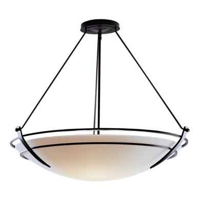 Three Light Semi-Flush Mount from the Presidio Tryne Collection by Hubbardton Forge