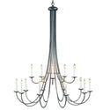 15 Light Chandelier from the Simple Sweep Collection by Hubbardton Forge