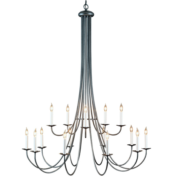 15 Light Chandelier from the Simple Sweep Collection by Hubbardton Forge