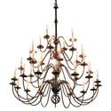 36 Light Chandelier from the Ball Basket Collection by Hubbardton Forge
