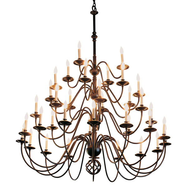 36 Light Chandelier from the Ball Basket Collection by Hubbardton Forge