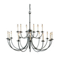 18 Light Chandelier from the Simple Lines Collection by Hubbardton Forge