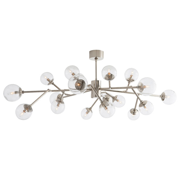 Arteriors - 89032 - 18 Light Chandelier - Dallas - Polished Nickel from Lighting & Bulbs Unlimited in Charlotte, NC