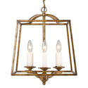 Golden - 3072-3P GG - Three Light Pendant - Athena - Grecian Gold from Lighting & Bulbs Unlimited in Charlotte, NC