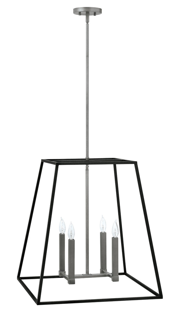 Hinkley - 3336DZ - LED Pendant - Fulton - Aged Zinc from Lighting & Bulbs Unlimited in Charlotte, NC