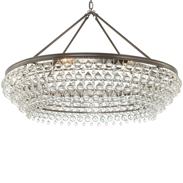 Crystorama - 278-VZ - Eight Light Chandelier - Calypso - Vibrant Bronze from Lighting & Bulbs Unlimited in Charlotte, NC
