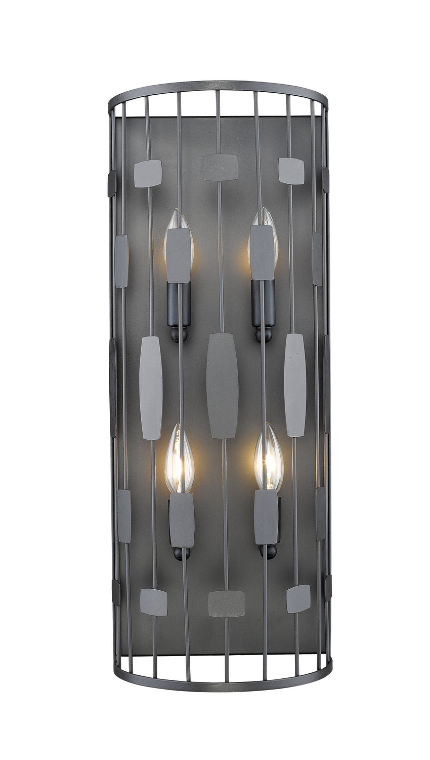 Z-Lite - 430-4S-BRZ - Four Light Wall Sconce - Almet - Bronze from Lighting & Bulbs Unlimited in Charlotte, NC