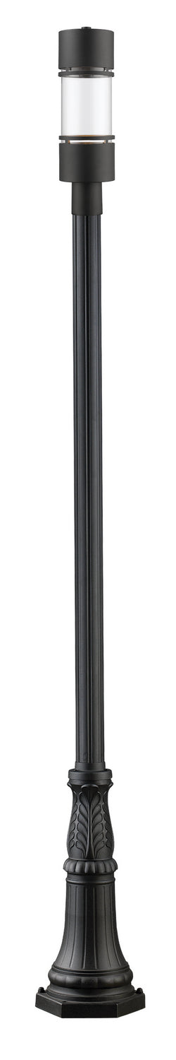Z-Lite - 553PHB-518P-BK-LED - LED Outdoor Post Mount - Luminata - Black from Lighting & Bulbs Unlimited in Charlotte, NC