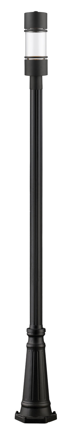 Z-Lite - 553PHB-519P-BK-LED - LED Outdoor Post Mount - Luminata - Black from Lighting & Bulbs Unlimited in Charlotte, NC