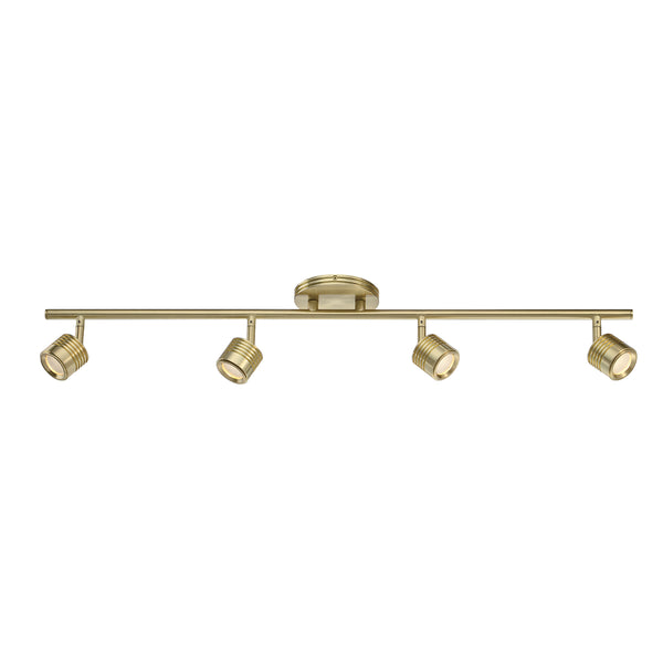 W.A.C. Lighting - TK-49534-BR - LED Fixed Rail - Vector - Brushed Brass from Lighting & Bulbs Unlimited in Charlotte, NC