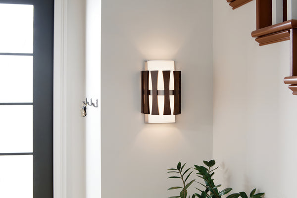 Two Light Wall Sconce from the Cirus Collection in Auburn Stained Finish Finish by Kichler