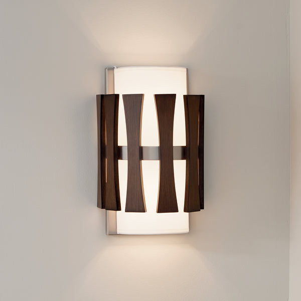 Two Light Wall Sconce from the Cirus Collection in Auburn Stained Finish Finish by Kichler