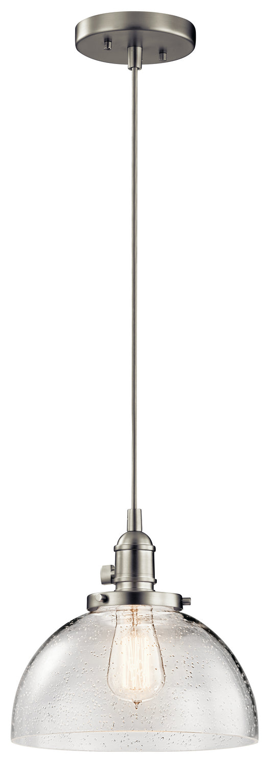 Kichler - 43853NI - One Light Mini Pendant - Avery - Brushed Nickel from Lighting & Bulbs Unlimited.