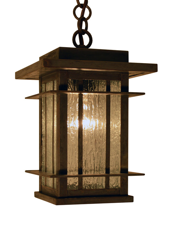 Arroyo - OPH-7RM-MB - One Light Pendant - Oak Park - Mission Brown from Lighting & Bulbs Unlimited in Charlotte, NC