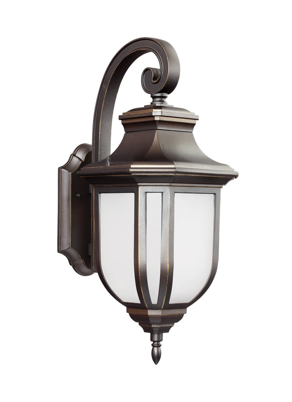 Generation Lighting - 8736301-71 - One Light Outdoor Wall Lantern - Childress - Antique Bronze from Lighting & Bulbs Unlimited in Charlotte, NC