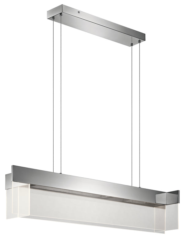 Kichler - 83733 - LED Linear Pendant - Geo - Chrome from Lighting & Bulbs Unlimited in Charlotte, NC