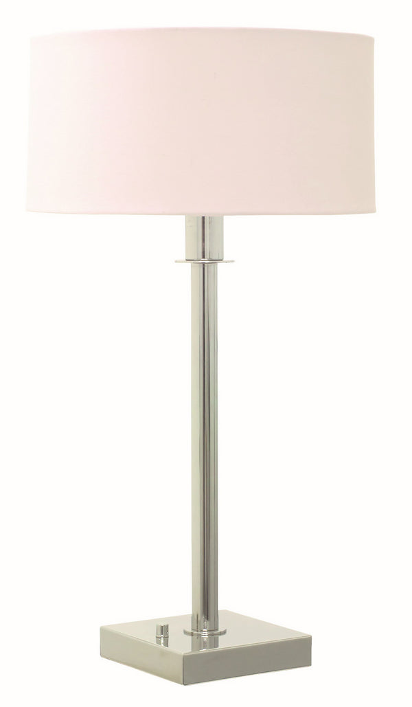 One Light Table Lamp from the Franklin Collection in Polished Nickel Finish by House of Troy