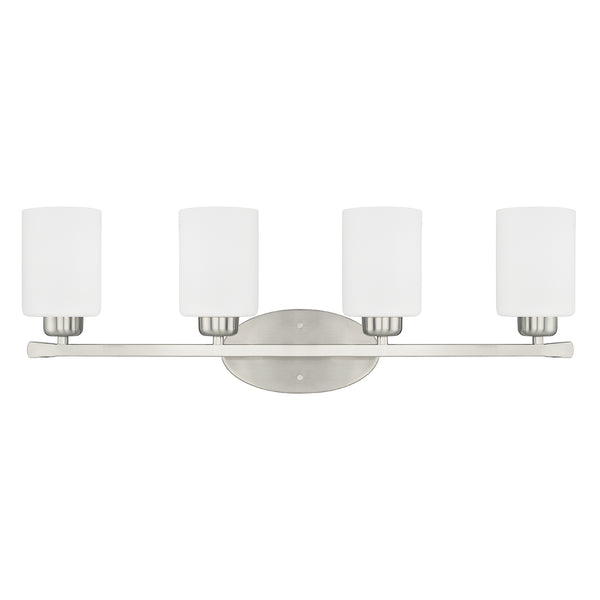 Capital Lighting - 115241BN-338 - Four Light Vanity - Dixon - Brushed Nickel from Lighting & Bulbs Unlimited in Charlotte, NC