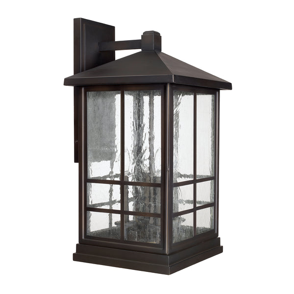 Capital Lighting - 9918OB - Four Light Outdoor Wall Lantern - Preston - Old Bronze from Lighting & Bulbs Unlimited in Charlotte, NC