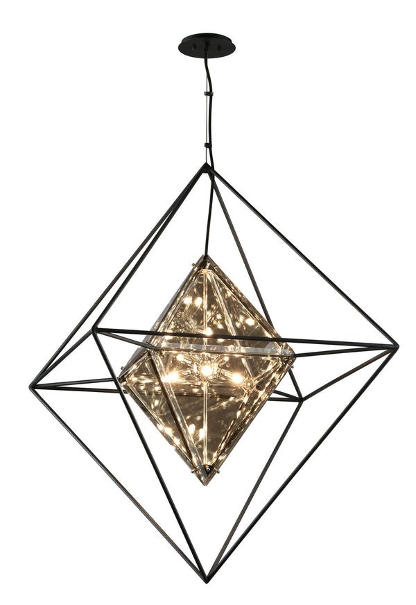 Troy Lighting - F5327 - Eight Light Pendant - Epic - Forged Iron from Lighting & Bulbs Unlimited in Charlotte, NC