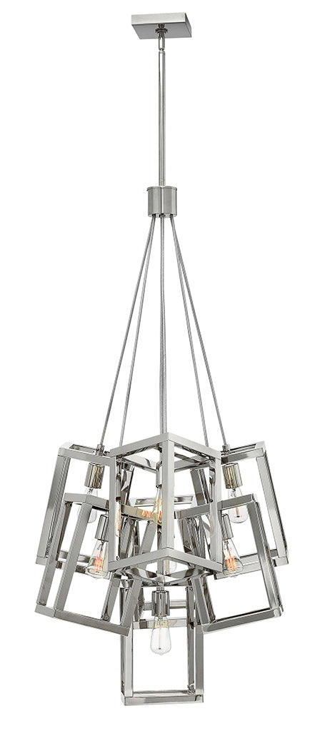 Fredrick Ramond - FR42448PNI - LED Chandelier - Ensemble - Polished Nickel from Lighting & Bulbs Unlimited in Charlotte, NC