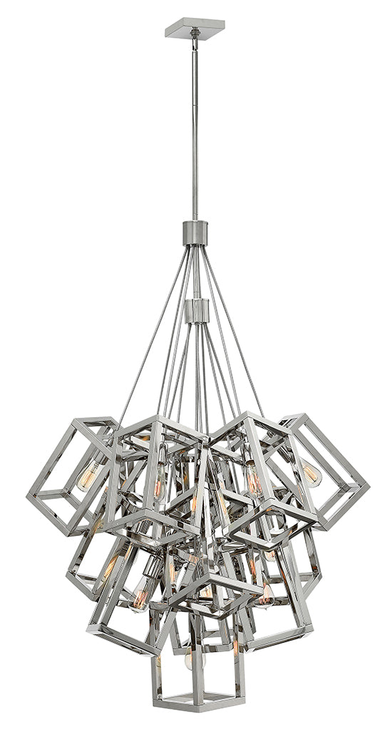 Fredrick Ramond - FR42449PNI - LED Chandelier - Ensemble - Polished Nickel from Lighting & Bulbs Unlimited in Charlotte, NC