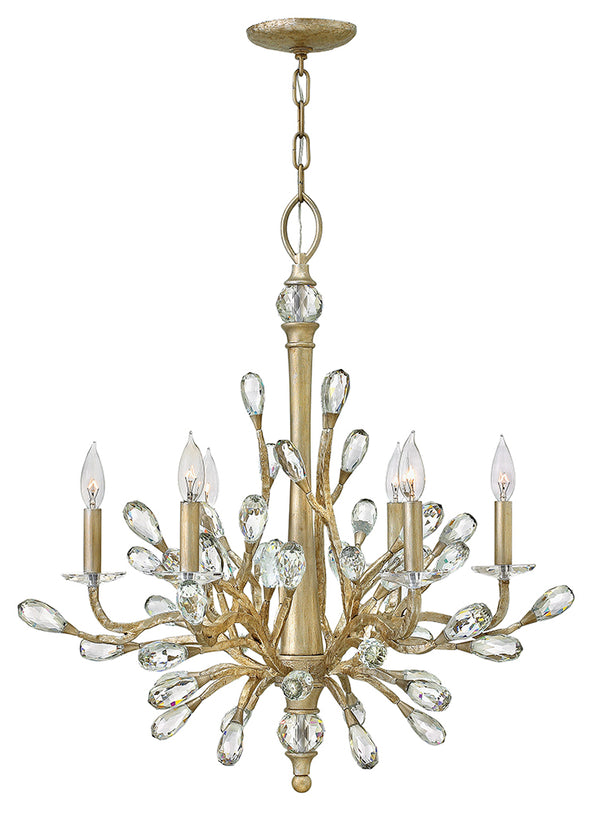 Fredrick Ramond - FR46806CPG - LED Chandelier - Eve - Champagne Gold from Lighting & Bulbs Unlimited in Charlotte, NC