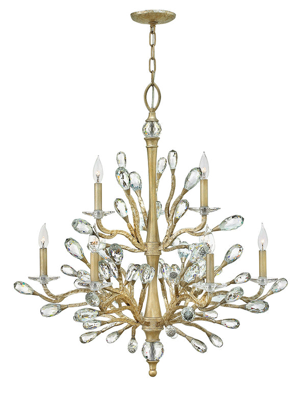 Fredrick Ramond - FR46809CPG - LED Chandelier - Eve - Champagne Gold from Lighting & Bulbs Unlimited in Charlotte, NC