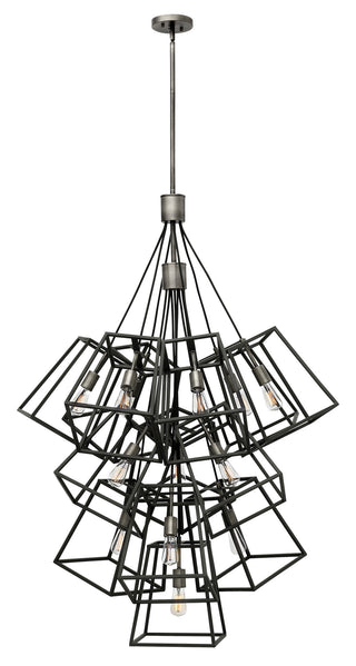 Hinkley - 3358DZ - LED Foyer Pendant - Fulton - Aged Zinc from Lighting & Bulbs Unlimited in Charlotte, NC