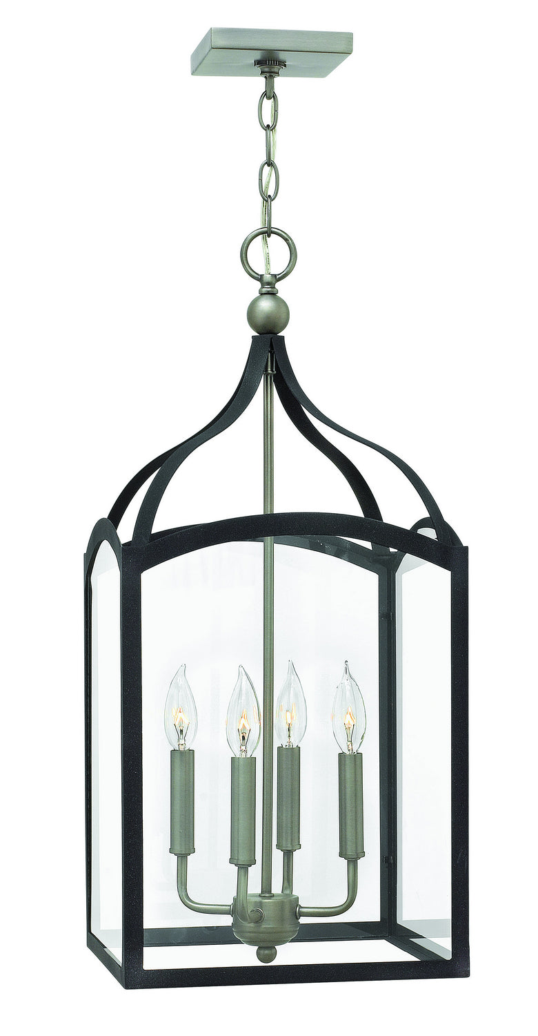Hinkley - 3415DZ - LED Foyer Pendant - Clarendon - Aged Zinc from Lighting & Bulbs Unlimited in Charlotte, NC