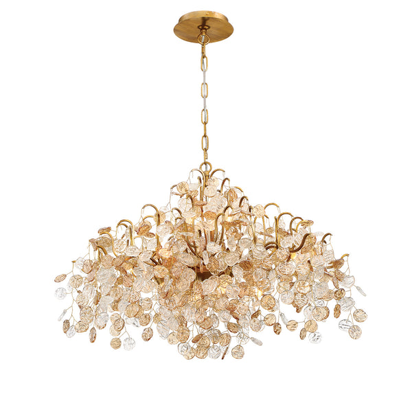 Eurofase - 29059-010 - Eight Light Chandelier - Campobasso - Antique Gold from Lighting & Bulbs Unlimited in Charlotte, NC