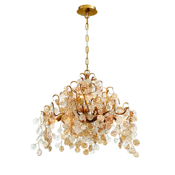 Eurofase - 29060-016 - 11 Light Chandelier - Campobasso - Antique Gold from Lighting & Bulbs Unlimited in Charlotte, NC