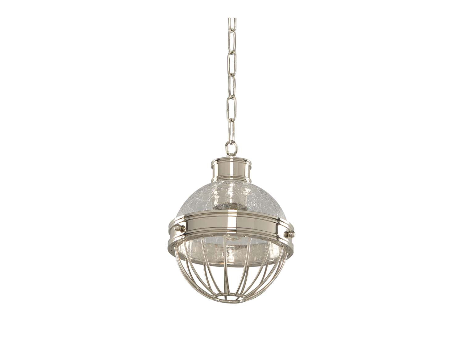 Kalco - 311350PN - One Light Mini Pendant - Montauk - Polished Nickel from Lighting & Bulbs Unlimited in Charlotte, NC