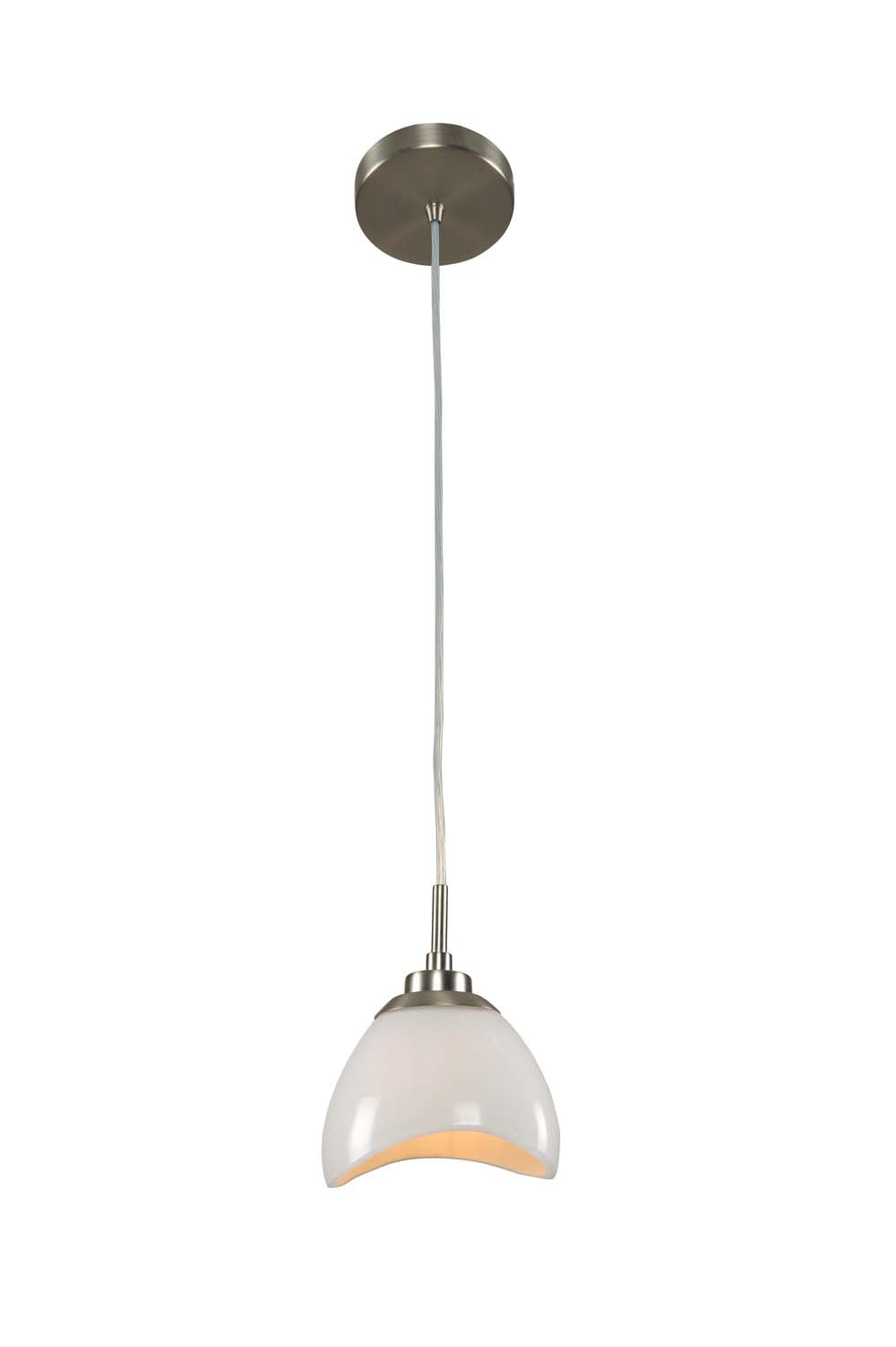 Kalco - 313050SN - LED Mini Pendant - Vero - Satin Nickel from Lighting & Bulbs Unlimited in Charlotte, NC