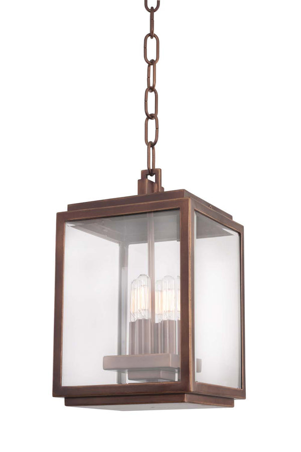 Kalco - 403850CP - Four Light Pendant - Chester Outdoor - Copper Patina from Lighting & Bulbs Unlimited in Charlotte, NC