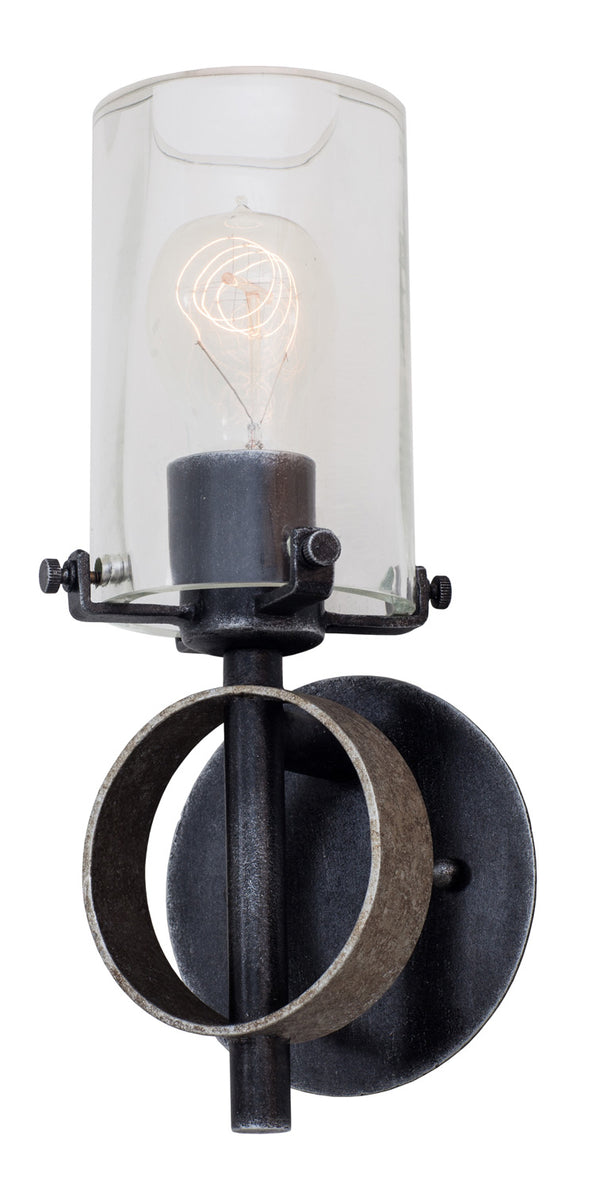 Kalco - 7091VI - One Light Wall Sconce - Irvine - Vintage Iron from Lighting & Bulbs Unlimited in Charlotte, NC