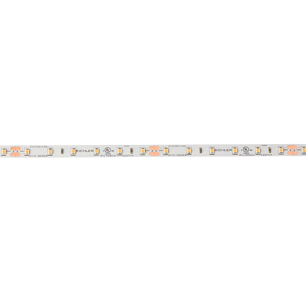 Kichler - 6T116S30WH - LED Tape - 6Tl Dry Tape 24V - White Material (Not Painted) from Lighting & Bulbs Unlimited in Charlotte, NC