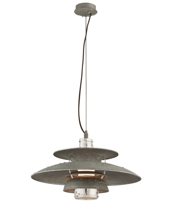 Troy Lighting - F4734 - LED Pendant - Idlewild - Aviation Gray Vintage Aluminum from Lighting & Bulbs Unlimited in Charlotte, NC