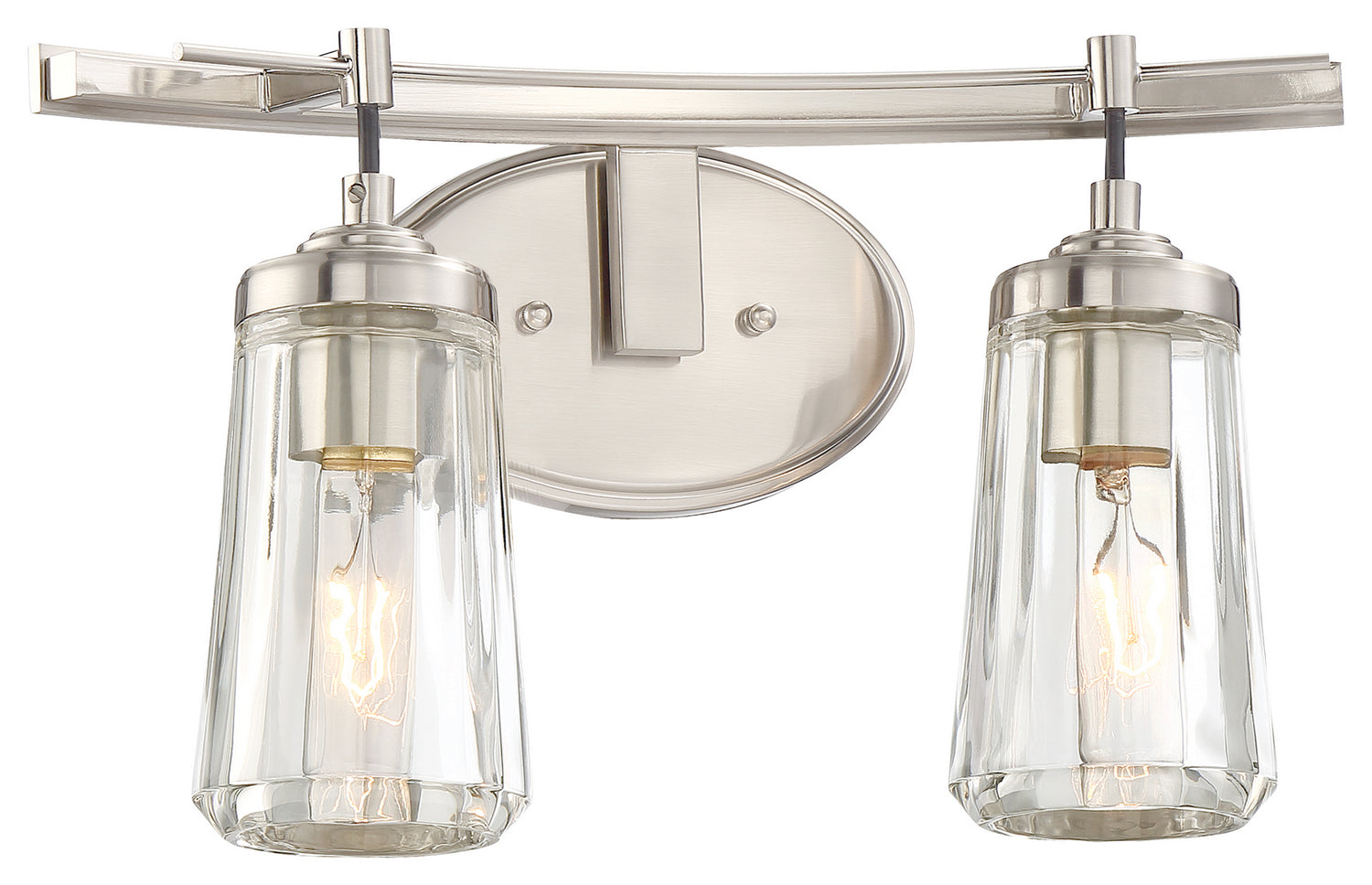 Minka-Lavery - 2302-84 - Two Light Bath - Poleis - Brushed Nickel from Lighting & Bulbs Unlimited in Charlotte, NC