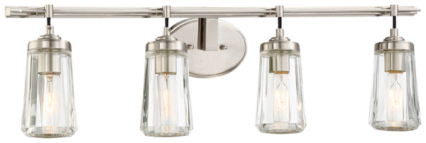 Minka-Lavery - 2304-84 - Four Light Bath - Poleis - Brushed Nickel from Lighting & Bulbs Unlimited in Charlotte, NC